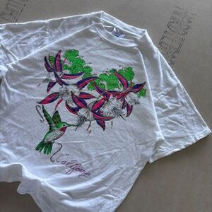 Vintage 90s‎ Summit California Hummingbird T-shirt